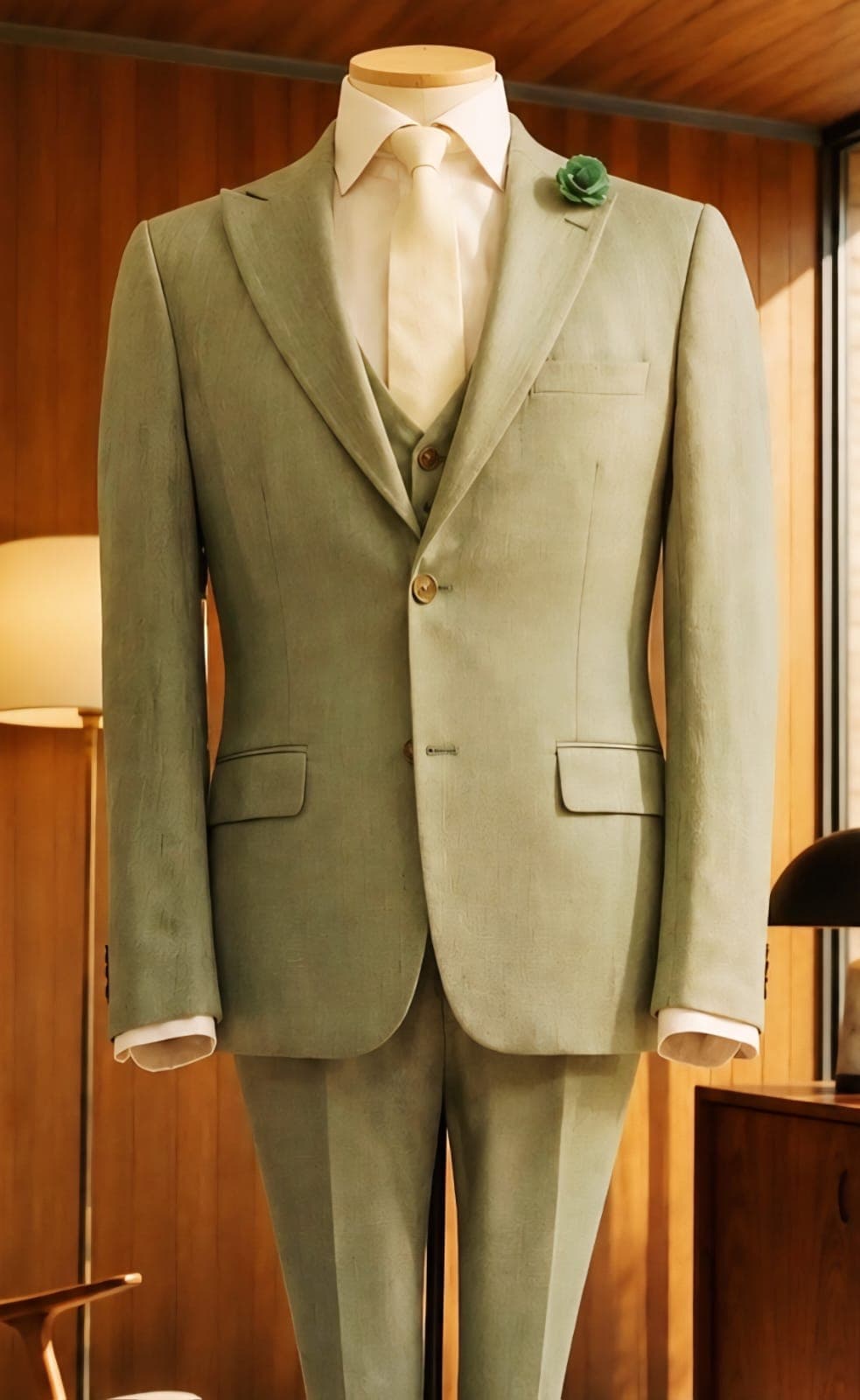 Terno Verde Sálvia - Roupa Inteira (RI)
